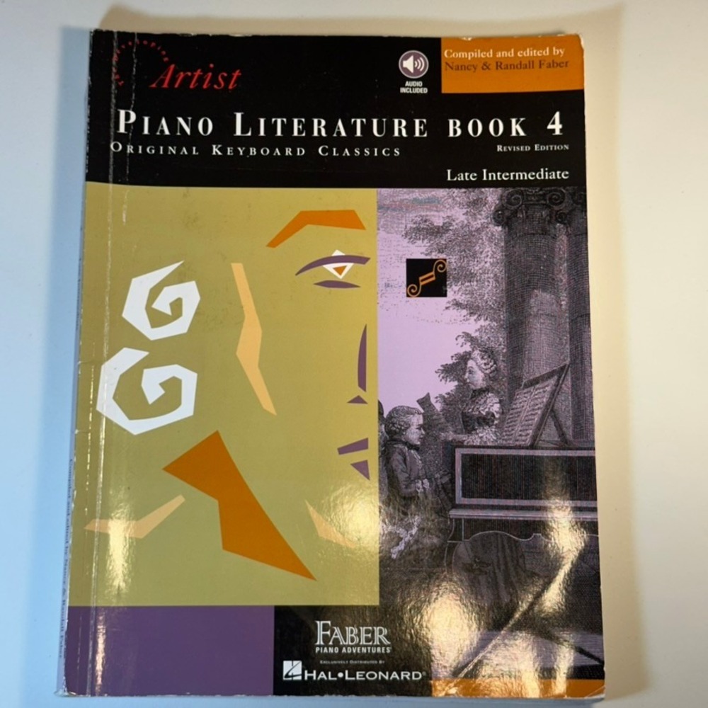 Faber Piano Adventures Artist Piano Literature Original Keyboard Classics Late